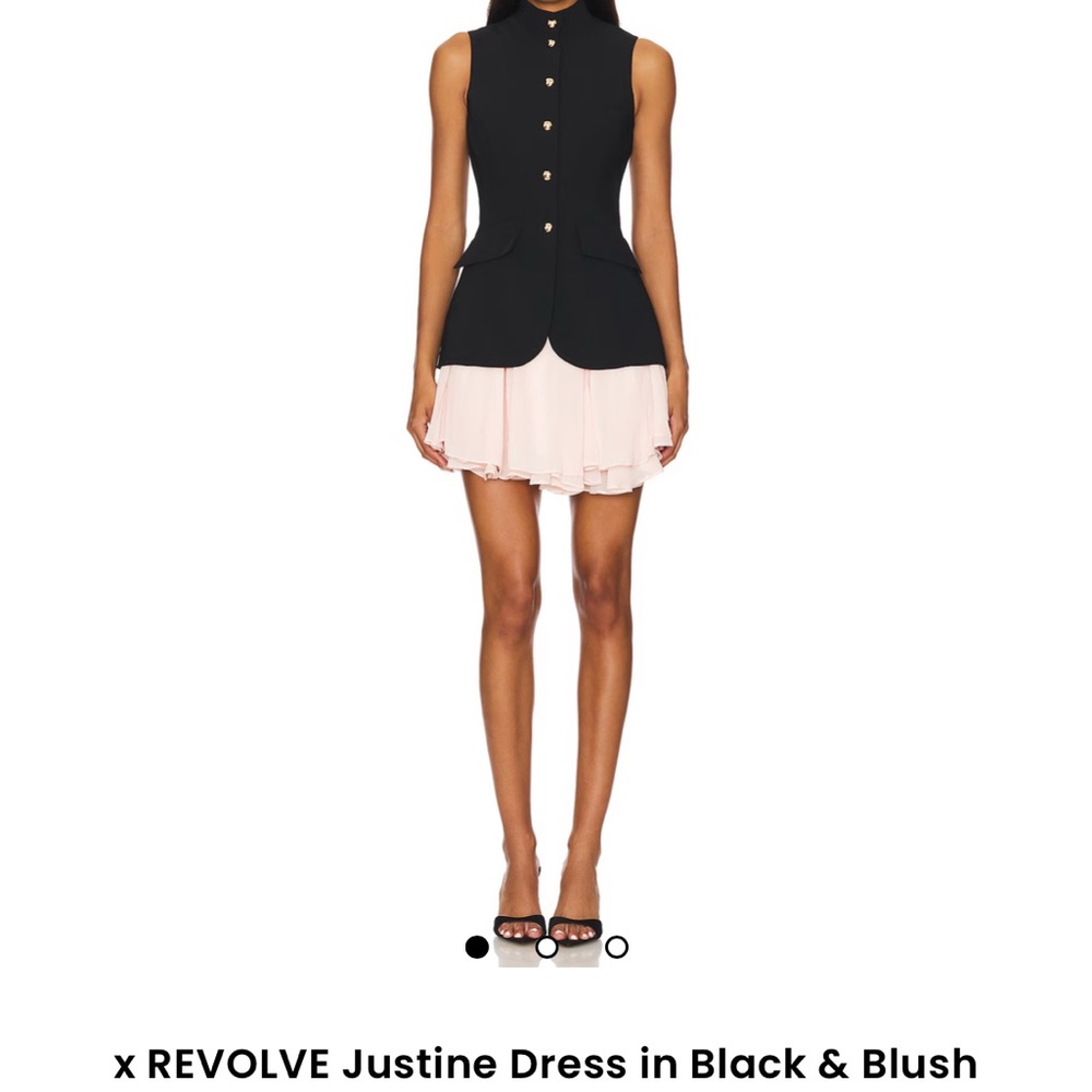 REVOLVE Black and Pink Sleeveless Dress